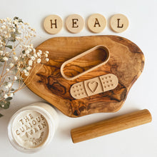 Load image into Gallery viewer, Band-Aid Bio Dough Cutter  and Kindness Heart Counters | designed for Curious Wren
