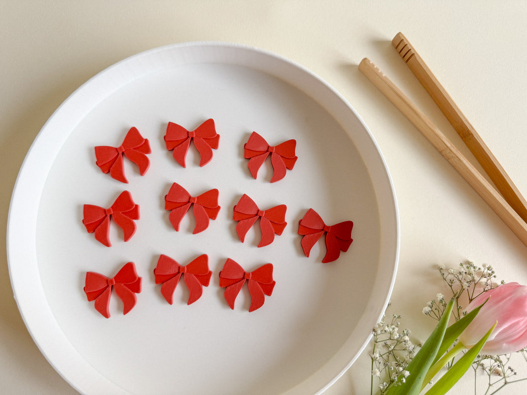 Little Bow Math Counters, 3D-printed