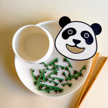 Load image into Gallery viewer, Feed the Panda Sensory Play Tube with 20 pcs Bamboo Counters
