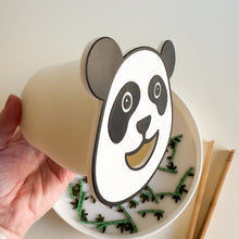 Load image into Gallery viewer, Feed the Panda Sensory Play Tube with 20 pcs Bamboo Counters
