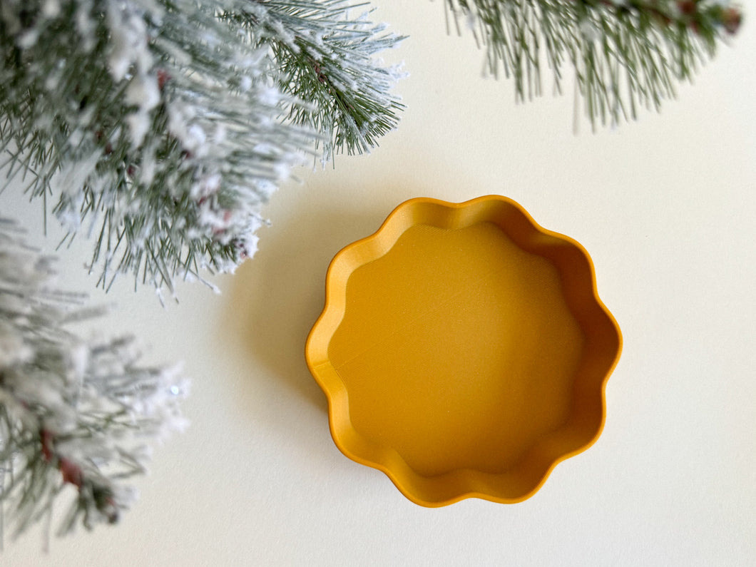 Festive Gold Pie Pan Bio Mold