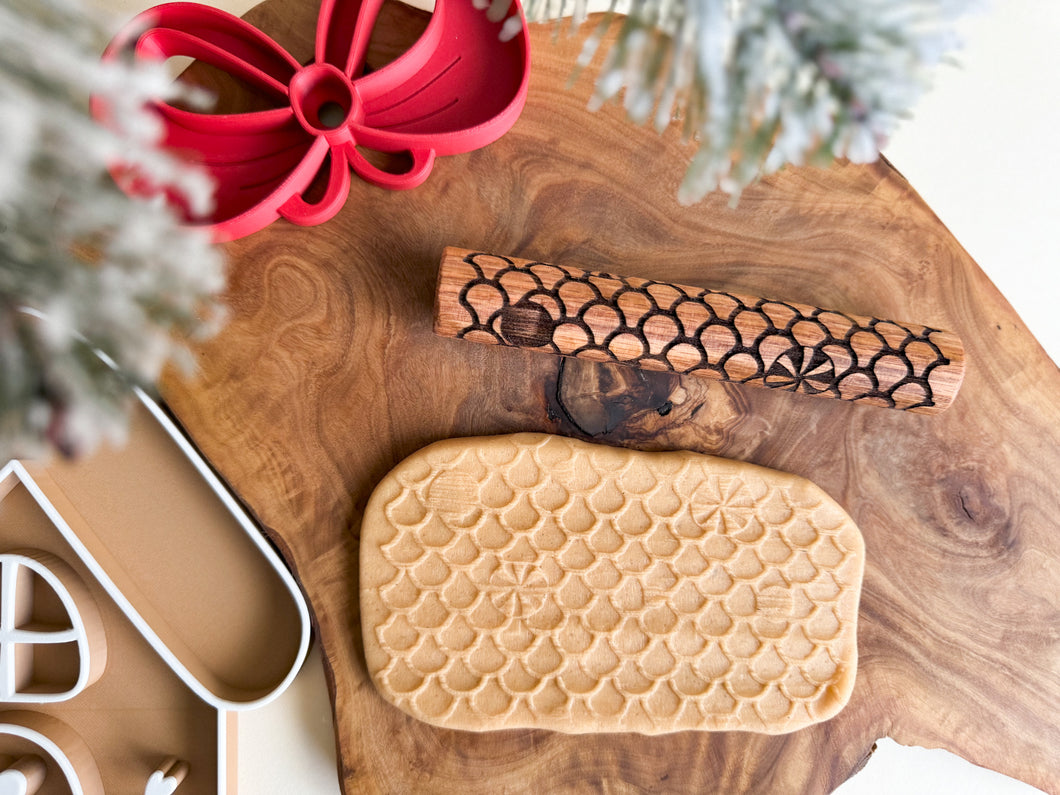 Gingerbread House Roof Wooden Roller