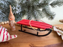 Load image into Gallery viewer, Little Red Sled (3D-printed)
