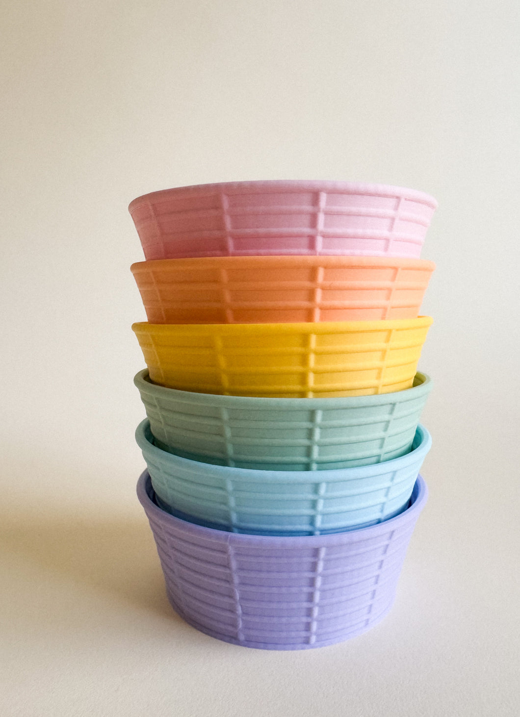 Colorful Woven Bio Basket 3D-printed