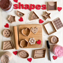 Load image into Gallery viewer, NEW Shape Bio Dough Cutter set of 13 and Matching Toppings
