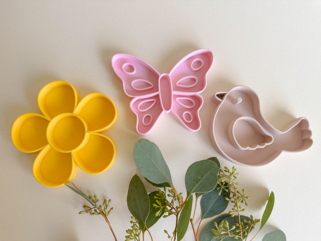 Mini Spring-themed Bio Sensory Play Tray (set or individual)